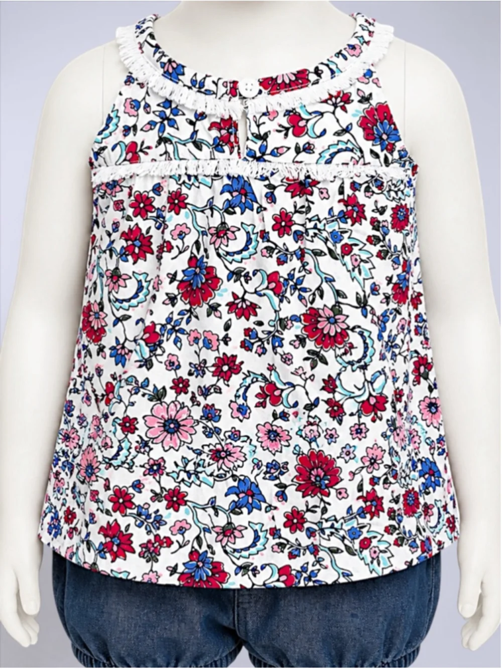 Carter’s Floral Tank Fringe Top & Bloomer 2-Piece Set